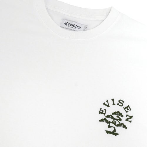 EVISEN T-SHIRT エビセン Tシャツ BONSAI WHITE スケートボード スケボー 1