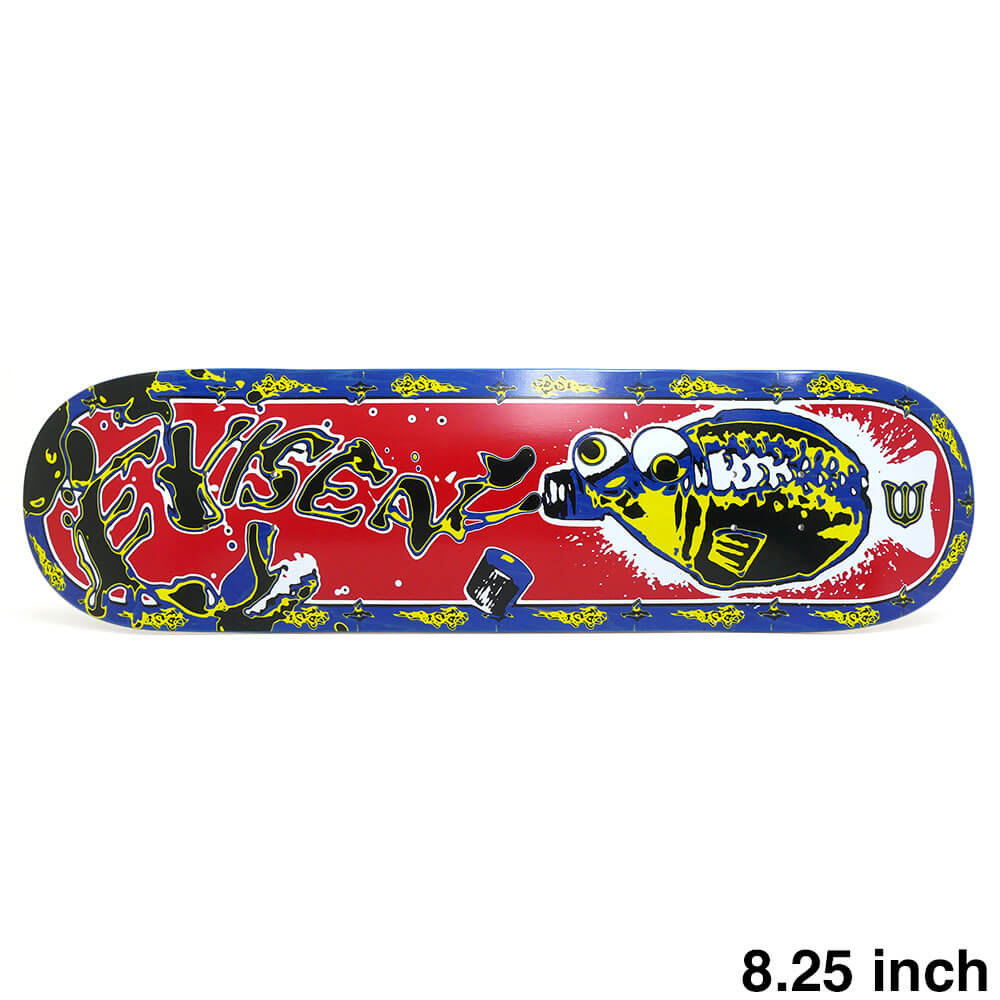 EVISEN DECK エビセン デッキ TEAM SAUCE FISH 8.25 スケートボード スケボー 1