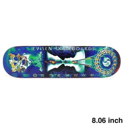 EVISEN DECK エビセン デッキ TEAM ZEN-AKU VASE 8.06 スケートボード スケボー 1