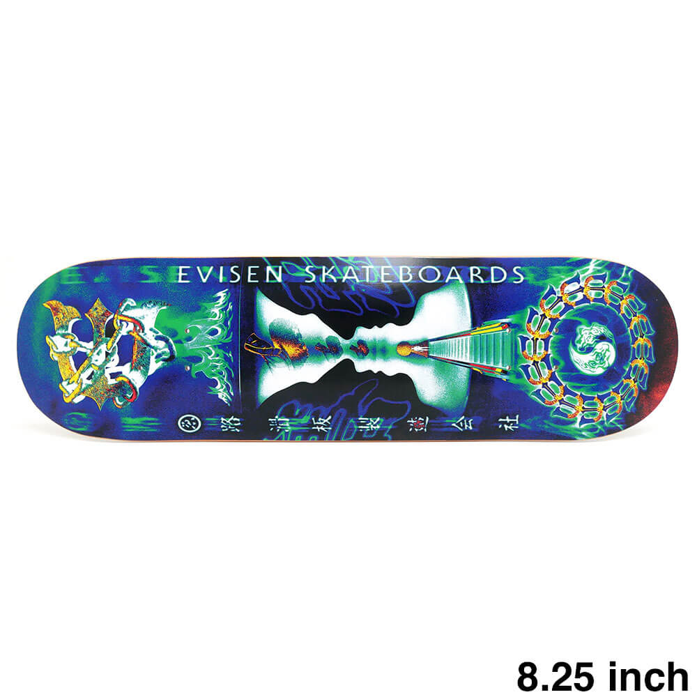 EVISEN DECK エビセン デッキ TEAM ZEN-AKU VASE 8.25 スケートボード スケボー 1