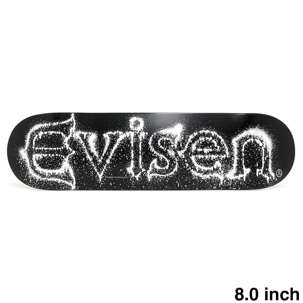 EVISEN DECK エビセン デッキ TEAM DRIP LOGO 4 8.0 スケートボード スケボー 1