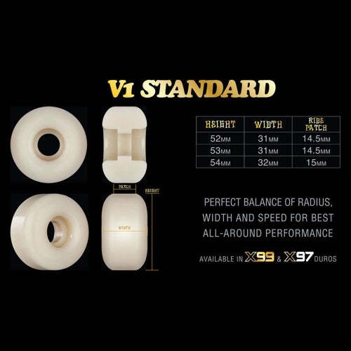 BONES WHEEL ボーンズ ウィール X-FORMULA 99A V1 STANDARD 26 52mm スケートボード スケボー 2