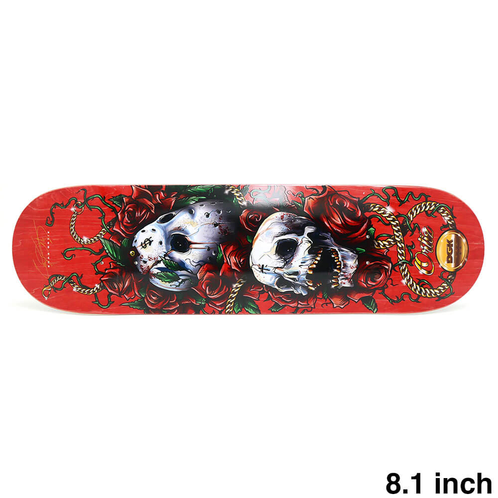 DGK DECK ディージーケー デッキ CHAZ ORTIZ LOS MUERTOS RED STAIN 8.1 スケートボード スケボー 1