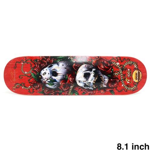 DGK DECK ディージーケー デッキ CHAZ ORTIZ LOS MUERTOS RED STAIN 8.1 スケートボード スケボー 1