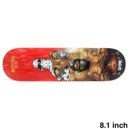 DGK DECK ディージーケー デッキ RODRIGO TX FIEL RED STAIN 8.1 スケートボード スケボー 1