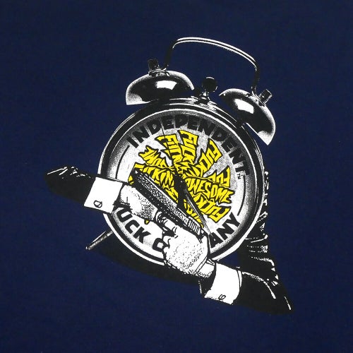 FUCKING AWESOME LONG SLEEVE インディペンデント ロングスリーブTシャツ FA x INDEPENDENT HOSTAGE NAVY スケートボード スケボー 3