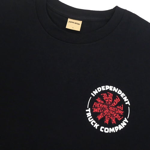 FUCKING AWESOME LONG SLEEVE インディペンデント ロングスリーブTシャツ FA x INDEPENDENT HOSTAGE BLACK スケートボード スケボー 2