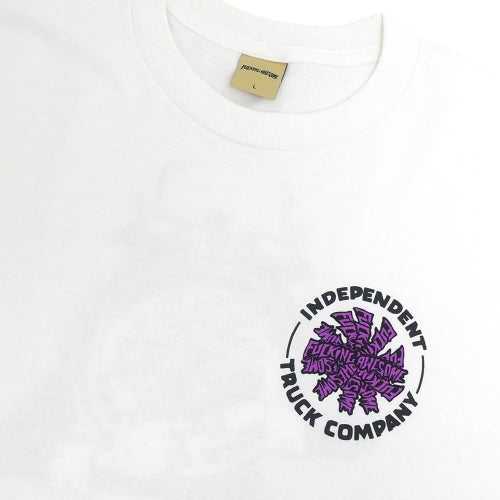 FUCKING AWESOME LONG SLEEVE インディペンデント ロングスリーブTシャツ FUCKING AWESOME x INDEPENDENT HOSTAGE WHITE スケートボード スケボー 2