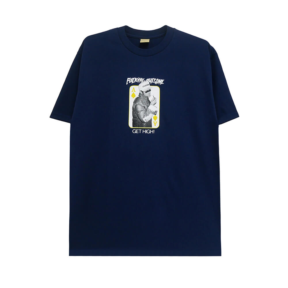 FUCKING AWESOME T-SHIRT ファッキンオーサム Tシャツ FA x INDEPENDENT GET HIGH BLACK スケートボード スケボー