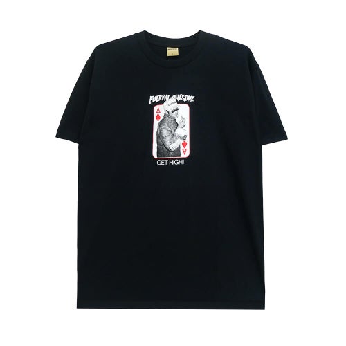 FUCKING AWESOME T-SHIRT ファッキンオーサム Tシャツ FA x INDEPENDENT GET HIGH BLACK スケートボード スケボー 
