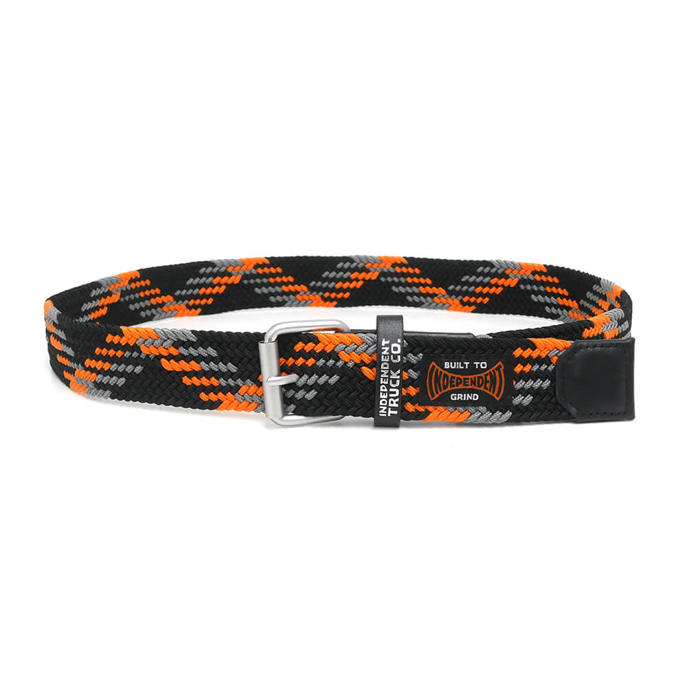 INDEPENDENT BELT インディペンデント ベルト BUILT TO GRIND BELT BLACK/ORANGE スケートボード スケボー 2