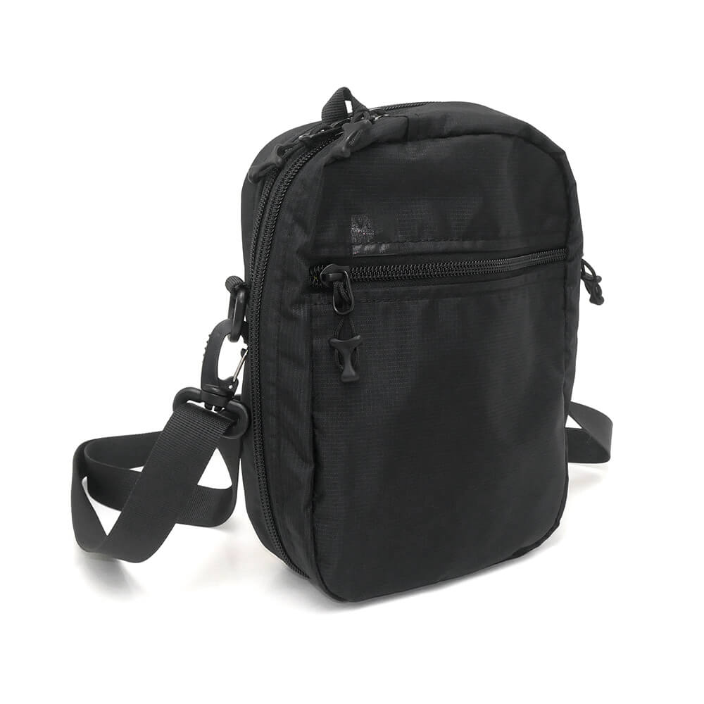VAGA BAG バガ バッグ DOUBLE POUCH EVO. BLACK スケートボード スケボー 2