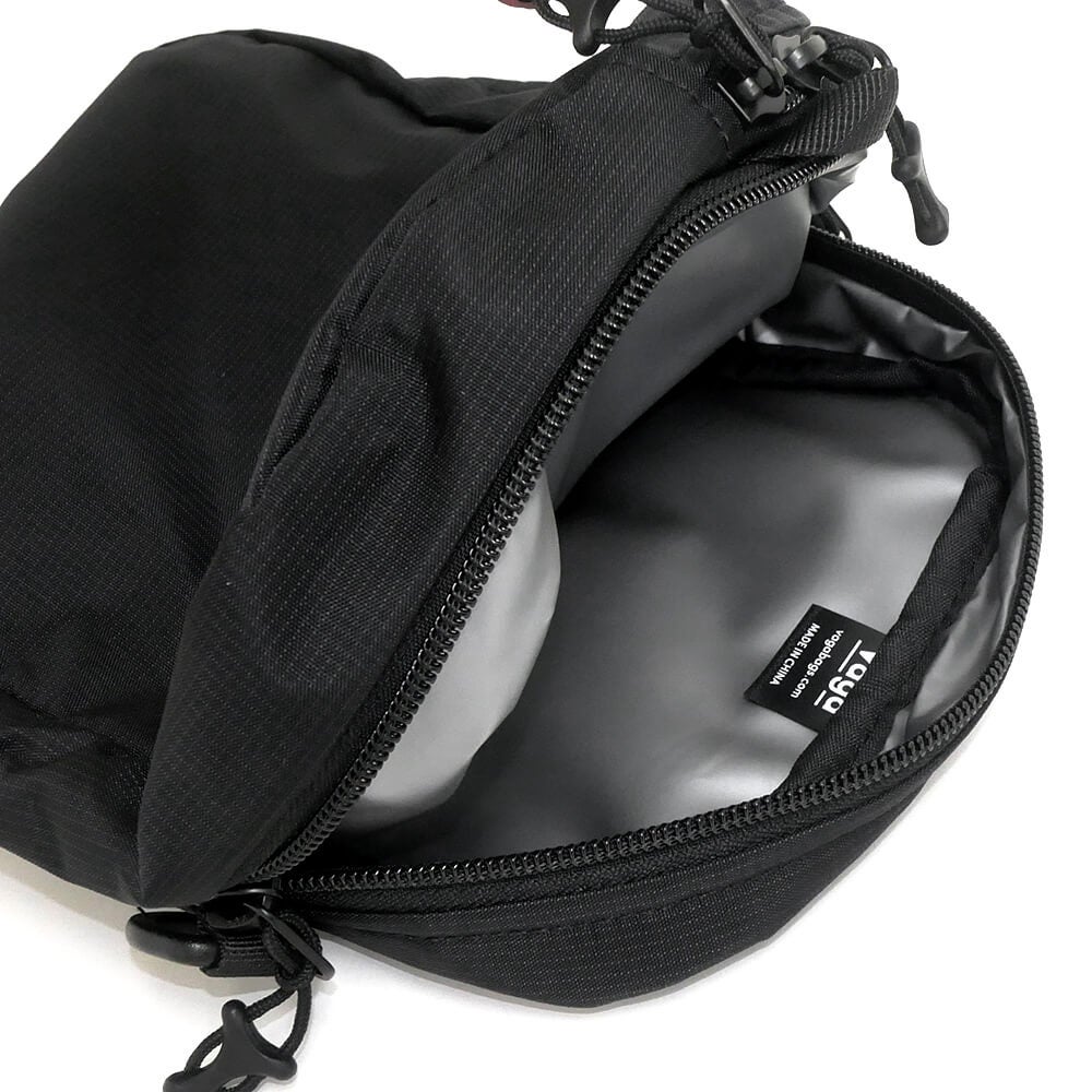 VAGA BAG バガ バッグ DOUBLE POUCH EVO. BLACK スケートボード スケボー 5