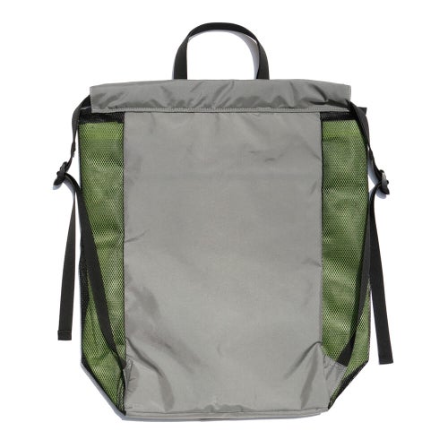 VAGA BACKPACK バガ バックパック リュック MESH SACK GREY/NEON GREEN スケートボード スケボー3