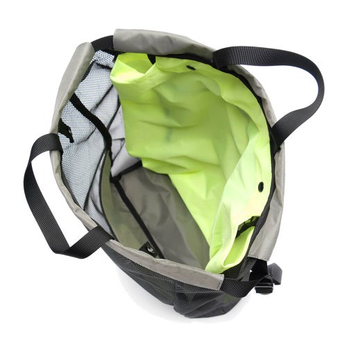 VAGA BACKPACK バガ バックパック リュック MESH SACK GREY/NEON GREEN スケートボード スケボー7