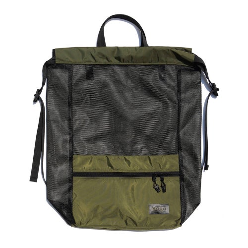 VAGA BACKPACK バガ バックパック リュック MESH SACK OLIVE/SMOKE スケートボード スケボー 2