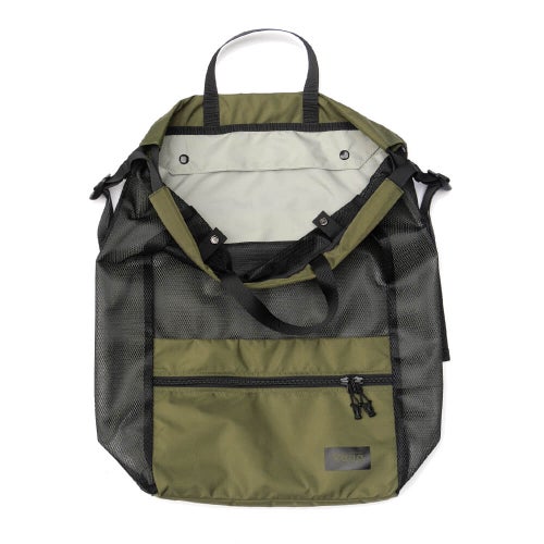 VAGA BACKPACK バガ バックパック リュック MESH SACK OLIVE/SMOKE スケートボード スケボー 4