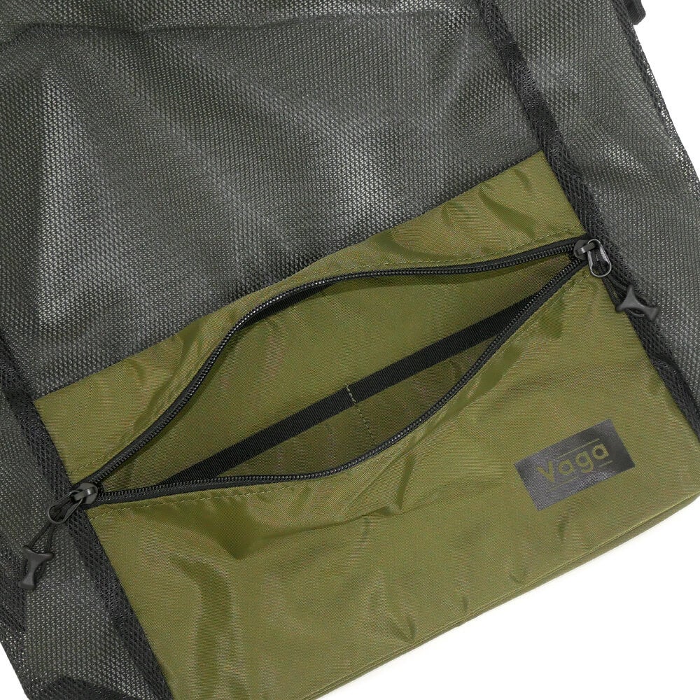 VAGA BACKPACK バガ バックパック リュック MESH SACK OLIVE/SMOKE スケートボード スケボー 5