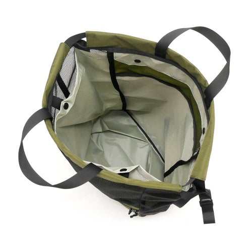 VAGA BACKPACK バガ バックパック リュック MESH SACK OLIVE/SMOKE スケートボード スケボー 6