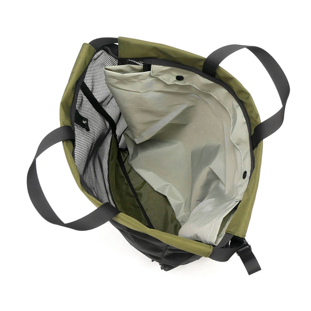 VAGA BACKPACK バガ バックパック リュック MESH SACK OLIVE/SMOKE スケートボード スケボー 7