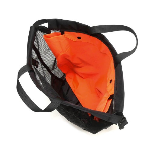 VAGA BACKPACK バガ バックパック リュック MESH SACK BLACK/NEON ORANGE スケートボード スケボー 7