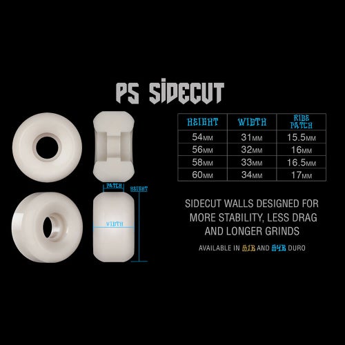 （アウトレット価格 10,780円 → 6,990円）BONES WHEEL ボーンズ ウィール SPF 84B P5（SIDECUT）SCORPEEDO 60mm 黄ばみ（日焼け） スケートボード スケボー 2