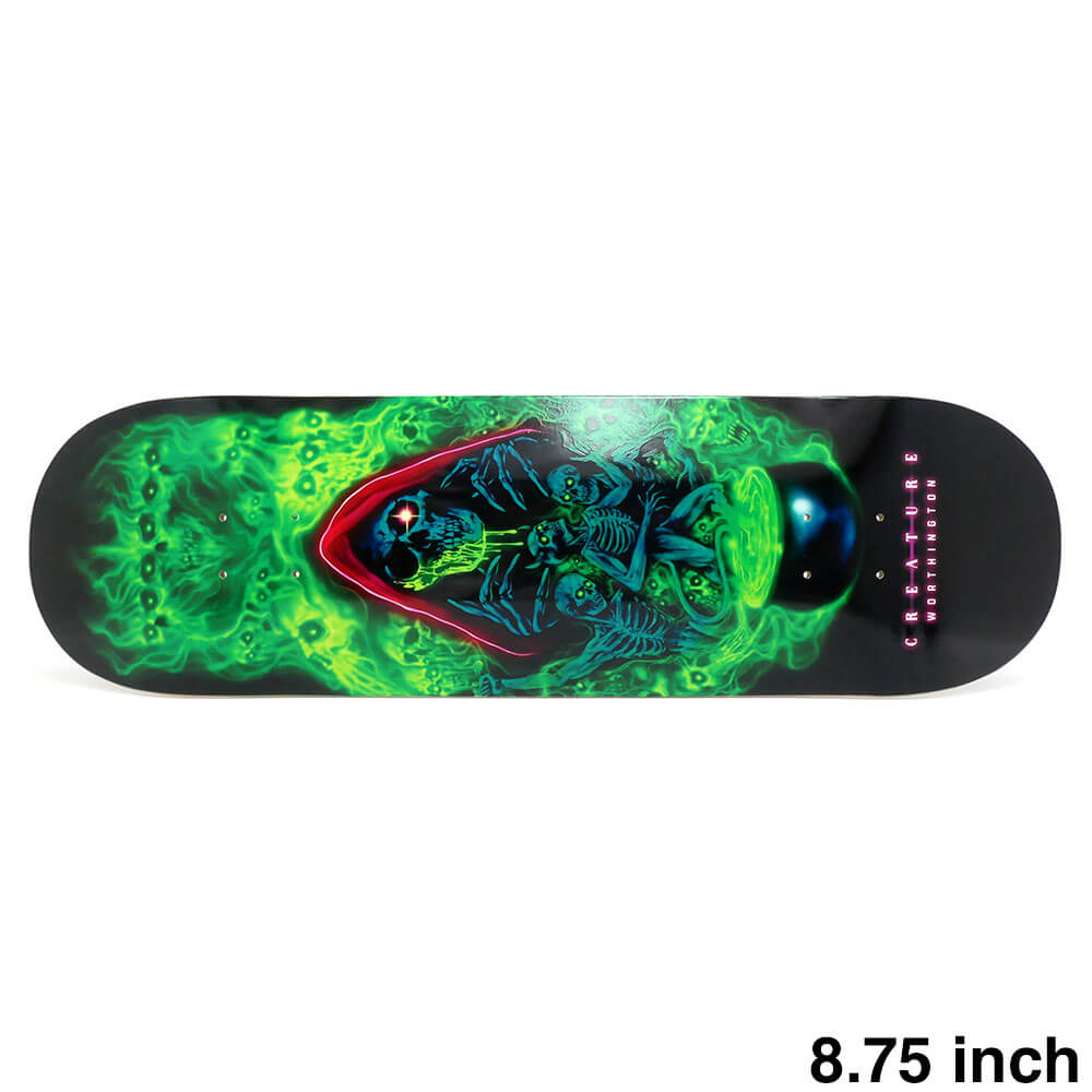 CREATURE DECK クリーチャー デッキ JOHN WORTHINGTON TERROR SIGHT 8.75 スケートボード スケボー 1