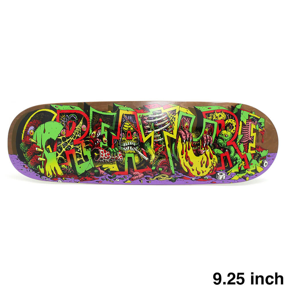 CREATURE DECK クリーチャー デッキ TEAM HALLUCINATION 9.25 EGG SHAPE スケートボード スケボー 1