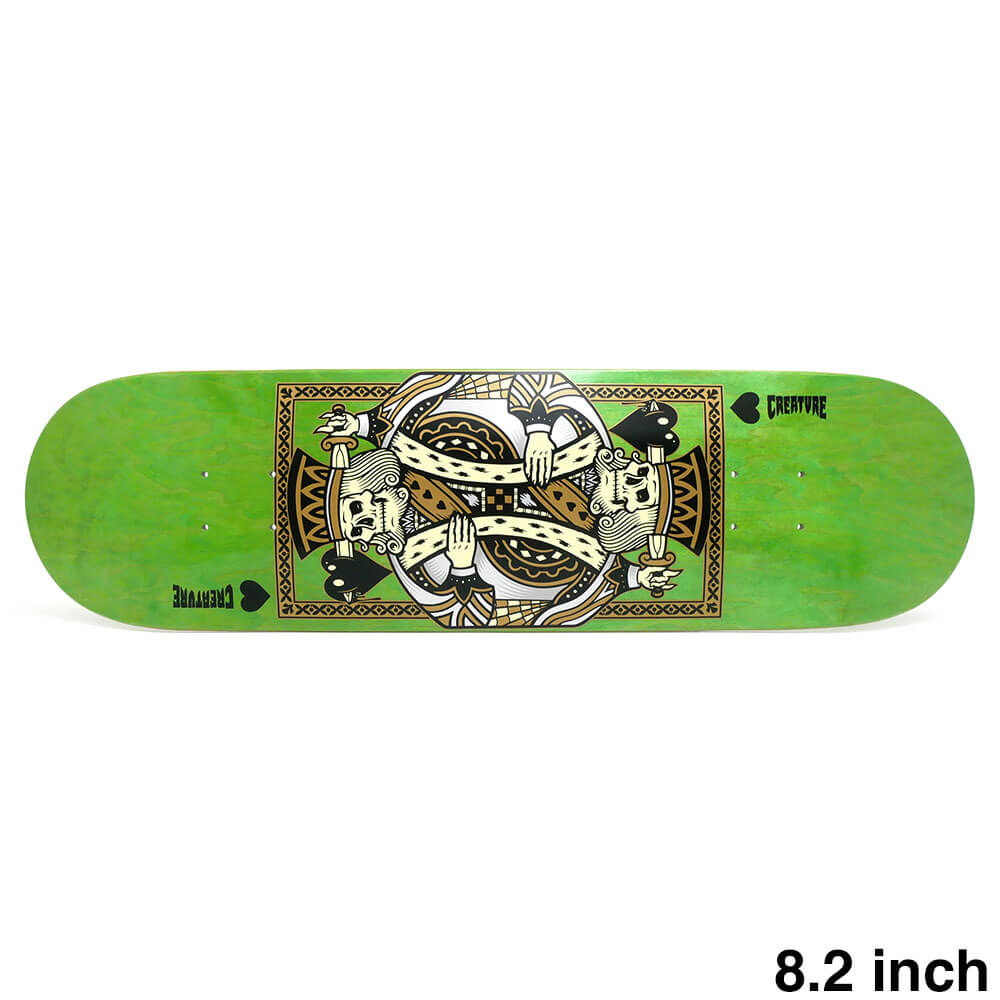 CREATURE DECK クリーチャー デッキ TEAM HESHKING SMALL 8.2 TWIN スケートボード スケボー 1
