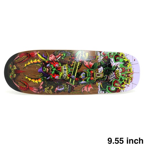 CREATURE DECK クリーチャー デッキ TEAM HALLUCINATION BEAST 9.55 SHAPED スケートボード スケボー 1