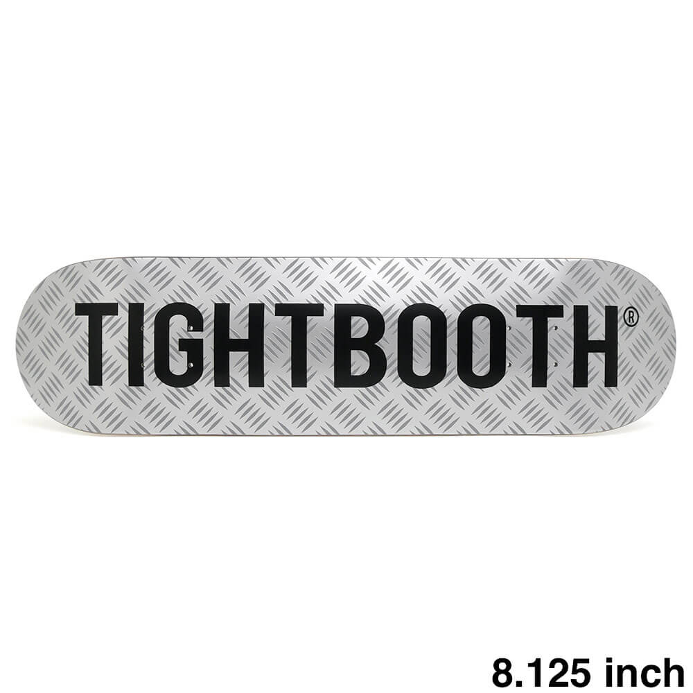 TIGHTBOOTH（TBPR）DECK タイトブース デッキ TEAM CP LOGO SILVER 8.125 スケートボード スケボー 1