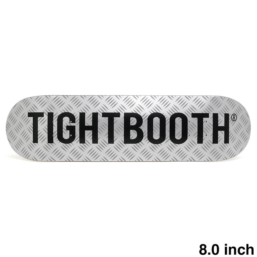 TIGHTBOOTH（TBPR）DECK タイトブース デッキ TEAM CP LOGO SILVER 8.0 スケートボード スケボー 1