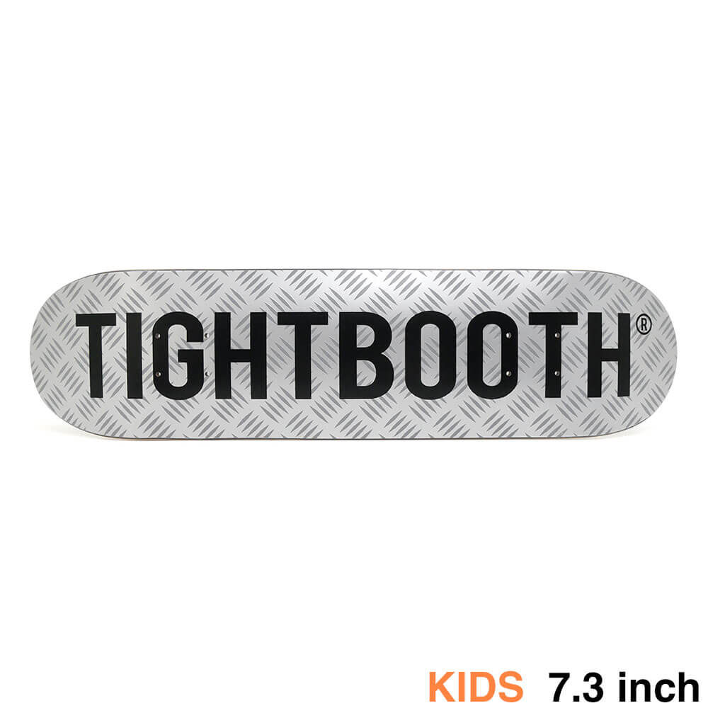 TIGHTBOOTH（TBPR）DECK タイトブース デッキ（子供用） TEAM CP LOGO SILVER 7.3 スケートボード スケボー 1