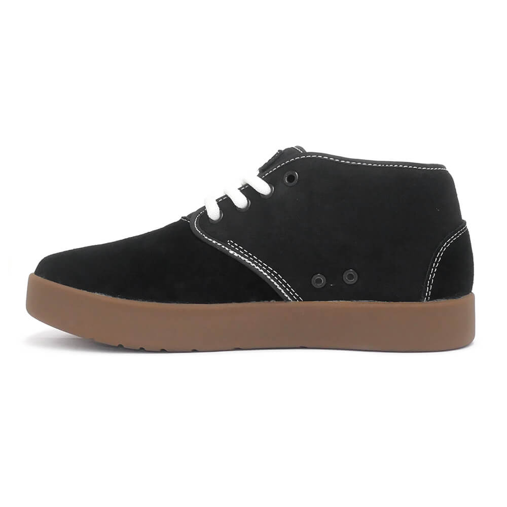 ARETH SHOES アース シューズ スニーカー BULIT WHITE STITCH BLACK スケートボード スケボー 5