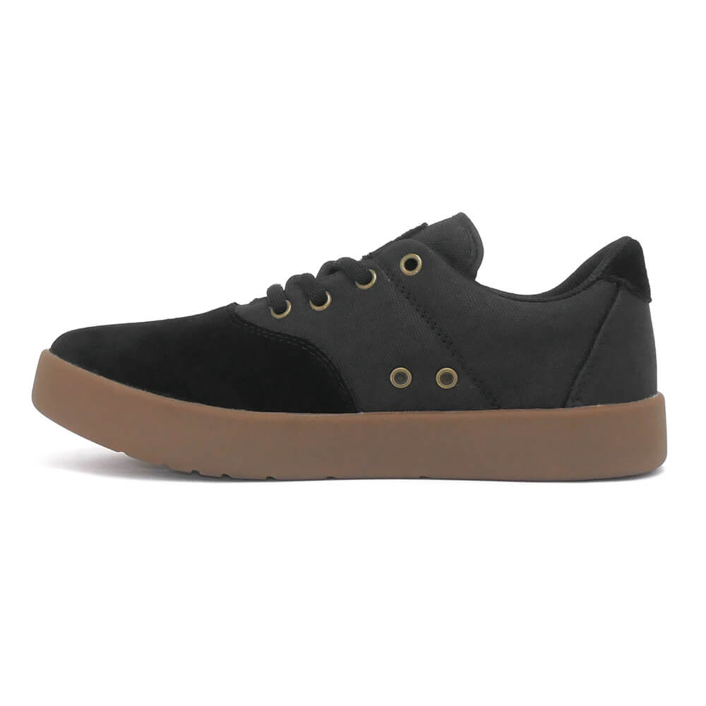 ARETH SHOES アース シューズ スニーカー PLUG BLACK/GUM スケートボード スケボー 5