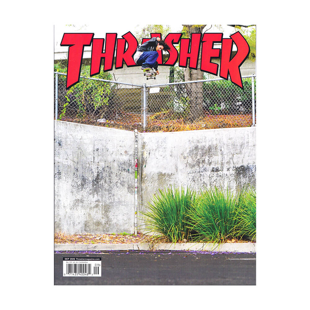THRASHER MAGAZINE スラッシャー 雑誌 2026年9月号 スケートボード スケボー