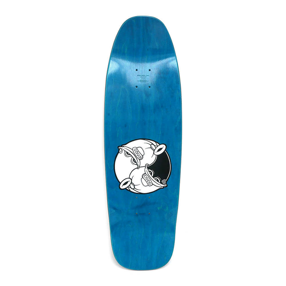NEW DEAL DECK ニューディール デッキ TEAM SIAMESE EMERALD STAIN 9.62 WHEEL WELLS スケートボード スケボー 3