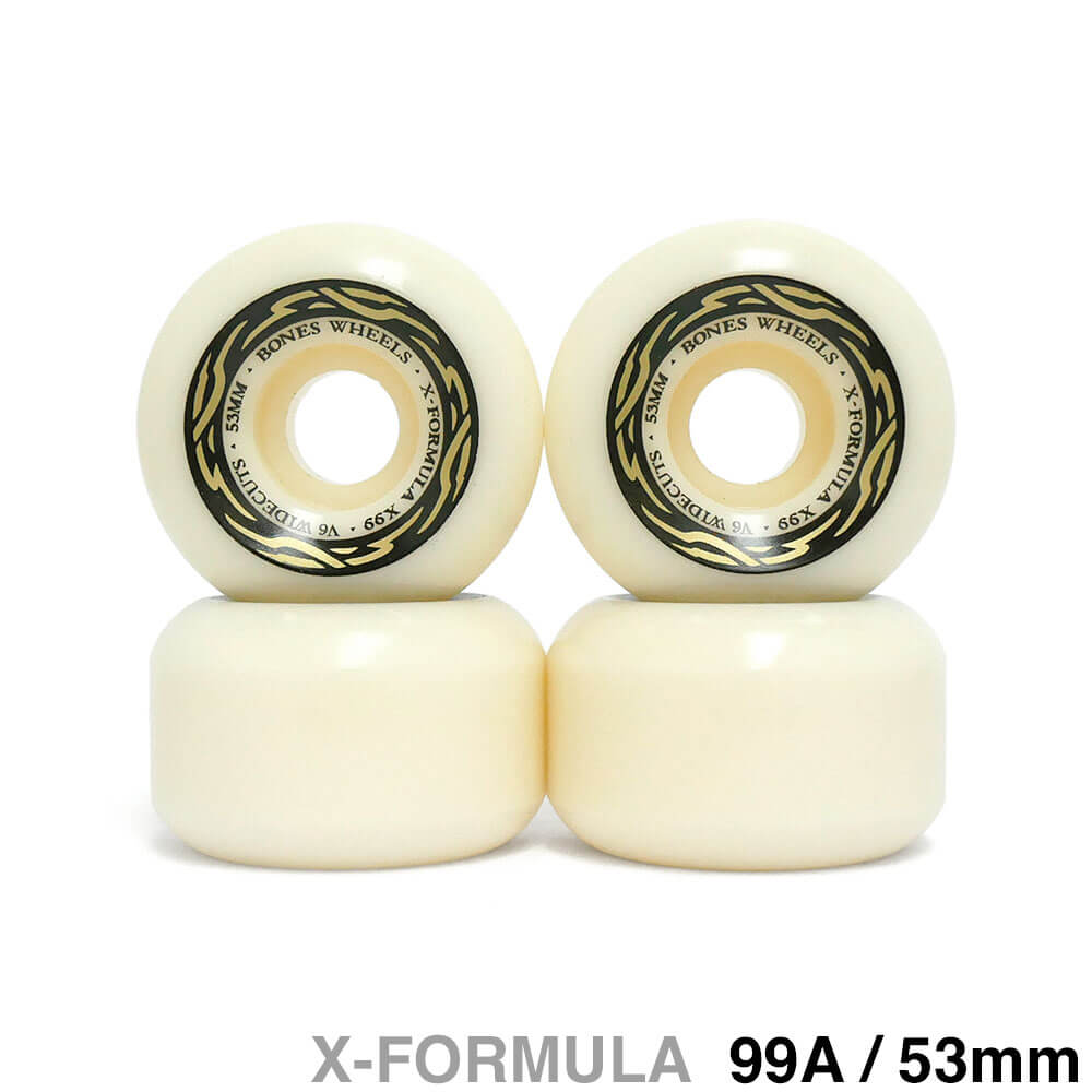 BONES WHEEL ボーンズ ウィール X-FORMULA 99A V6 WIDE-CUT 26 53mm スケートボード スケボー　1