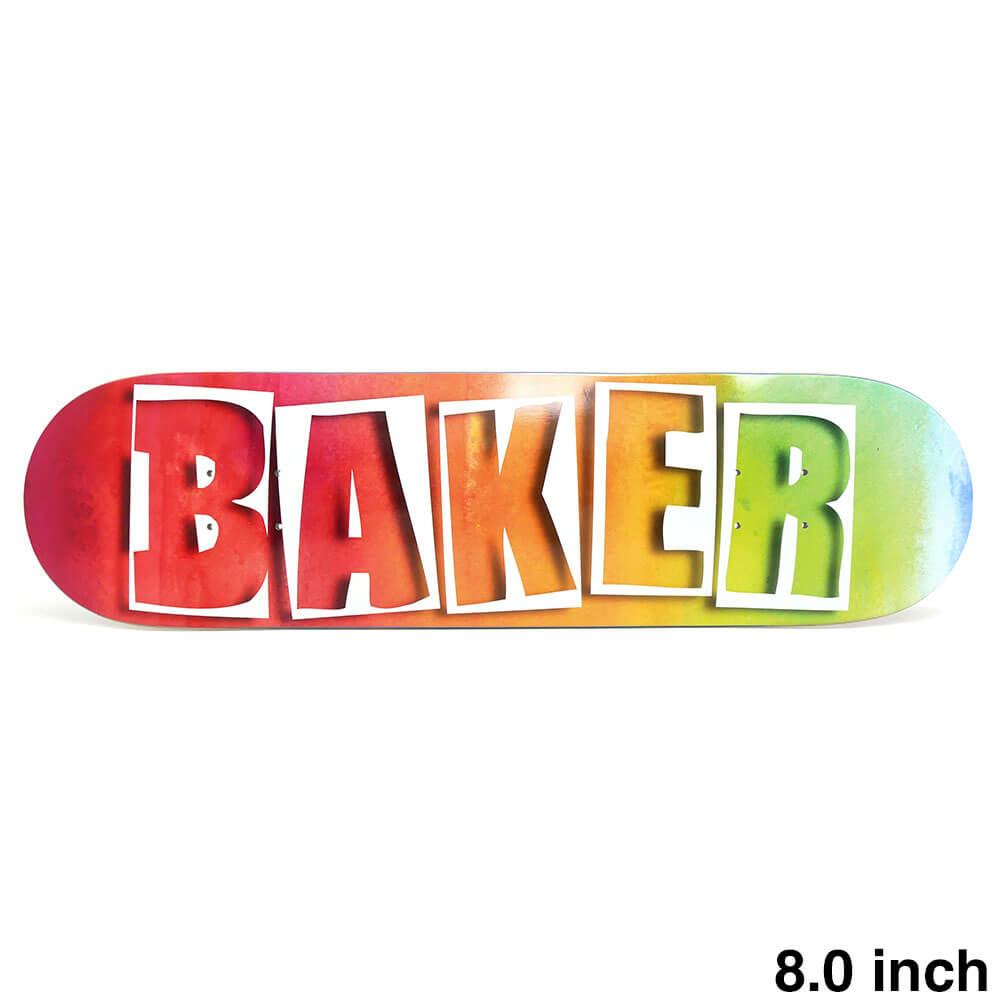 BAKER DECK ベイカー デッキ JUSTIN FIGUEROA（FIGGY）WATERCOLOR 8.0（DSM） スケートボード スケボー 1
