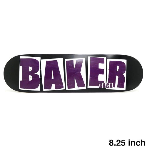 BAKER DECK ベイカー デッキ SAMMY BACA BRAND LOGO BLACK 8.25（DSM） スケートボード スケボー 1