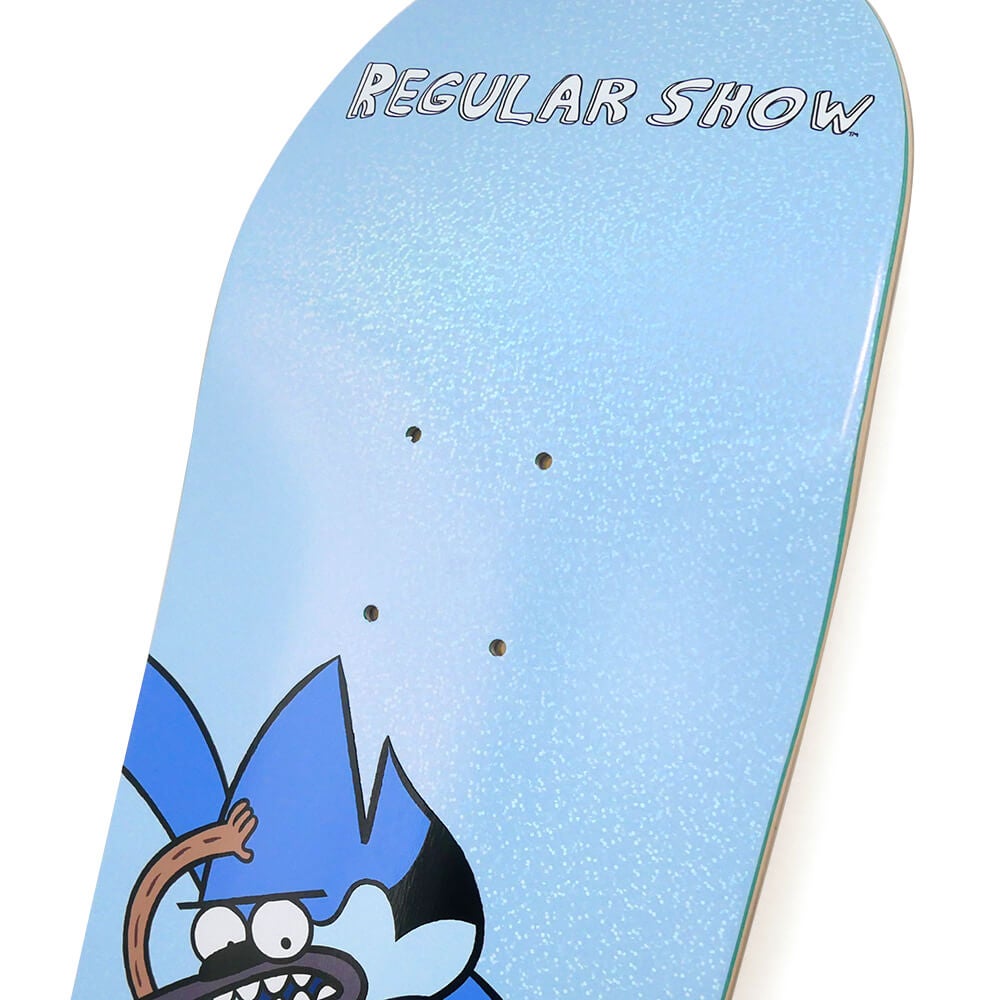 WELCOME DECK ウェルカム デッキ REGULAR SHOW x WELCOME FIGHT BLACK/PRISM FOIL 8.25 スケートボード スケボー 3