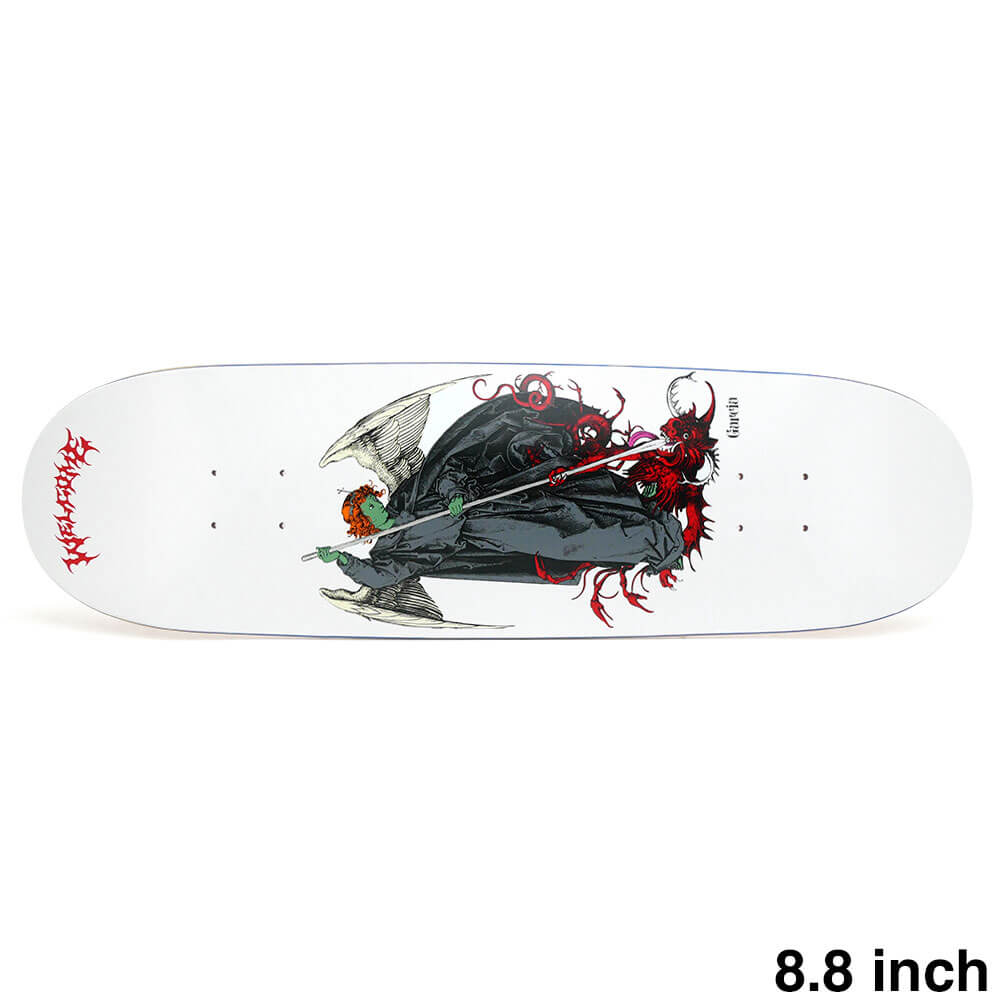 WELCOME DECK ウェルカム デッキ NICK GARCIA SPEAR WHITE/RED 8.8 SON OF BOLINE SHAPE スケートボード スケボー 1