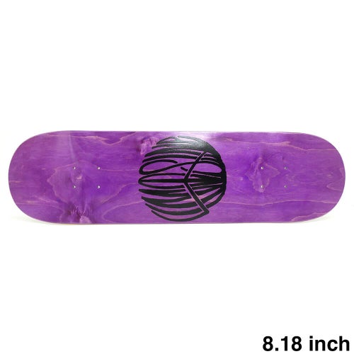 LIMOSINE DECK リモジン デッキ TEAM PEACE PURPLE STAIN 8.18 スケートボード スケボー 1