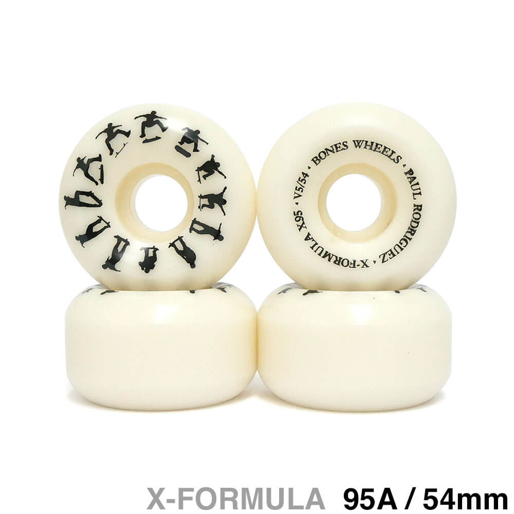 BONES WHEEL ボーンズ ウィール X-FORMULA 95A V5 SIDECUT P-ROD SW HEEL 54mm スケートボード スケボー 1