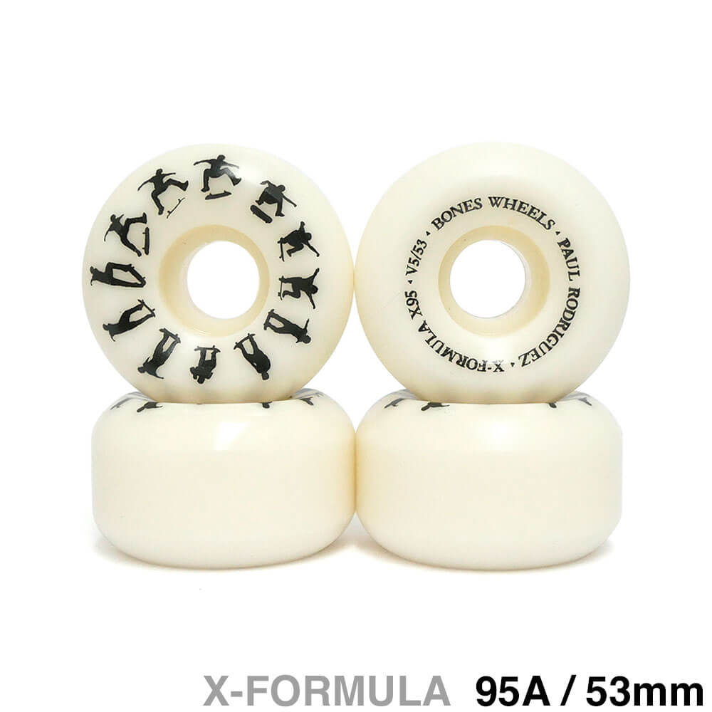 BONES WHEEL ボーンズ ウィール X-FORMULA 95A V5 SIDECUT P-ROD SW HEEL 53mm スケートボード スケボー 1