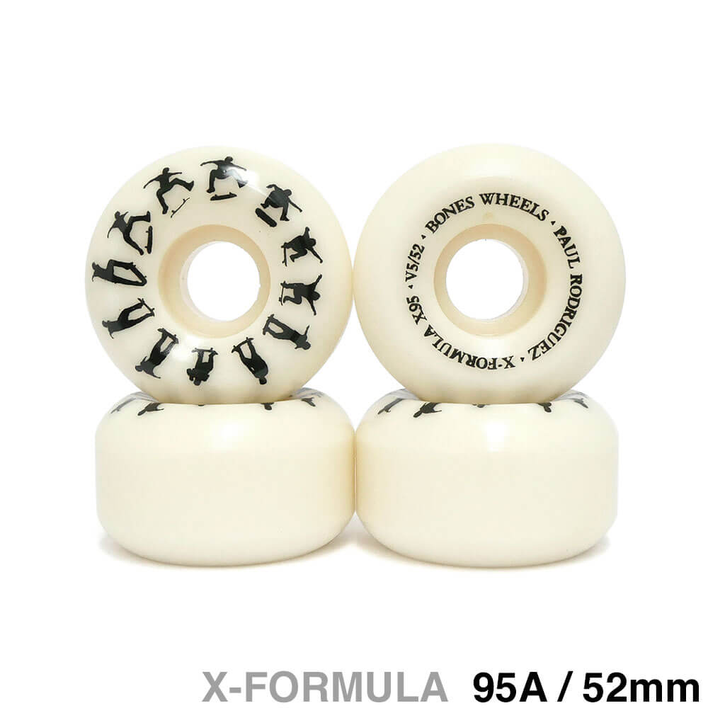 BONES WHEEL ボーンズ ウィール X-FORMULA 95A V5 SIDECUT P-ROD SW HEEL 52mm スケートボード スケボー 1