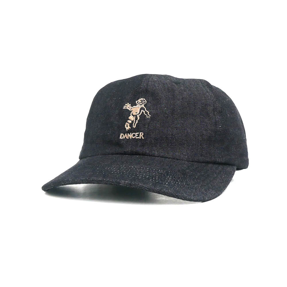DANCER CAP ダンサー キャップ OG LOGO DAD BLACK スケートボード スケボー 
