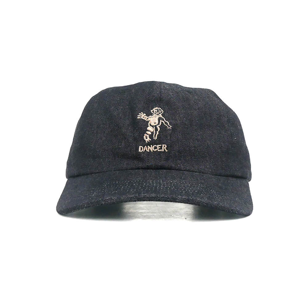 DANCER CAP ダンサー キャップ OG LOGO DAD BLACK スケートボード スケボー 1
