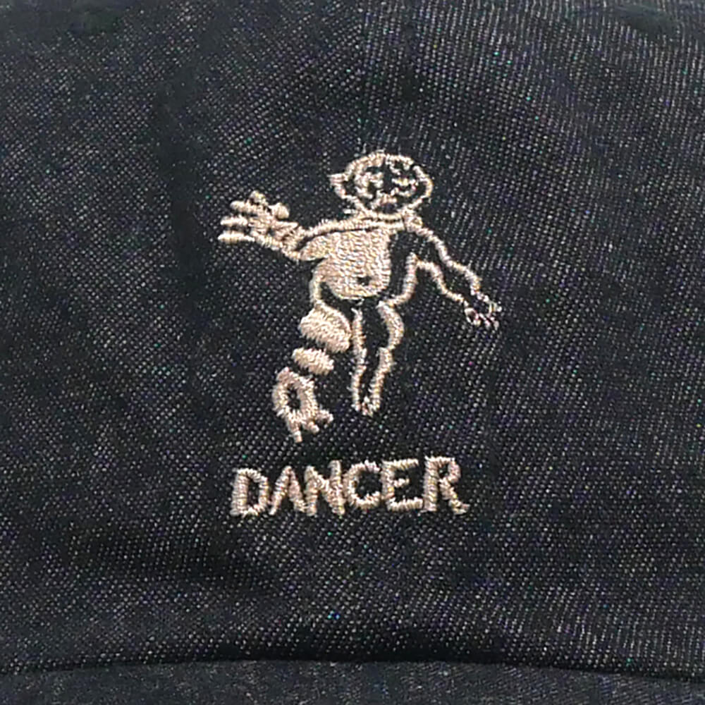 DANCER CAP ダンサー キャップ OG LOGO DAD BLACK スケートボード スケボー 4