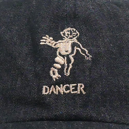 DANCER CAP ダンサー キャップ OG LOGO DAD BLACK スケートボード スケボー 4